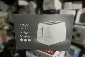 TESCO HOME 2-Slice Pop-Up Bread Toaster With Reheat Defrost Function