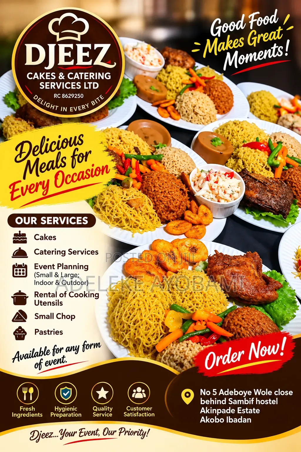 Catering Services/ Event Planner