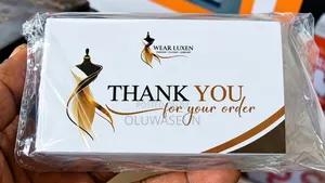 Business Card and Thank You Card