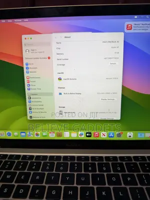 Laptop Apple MacBook Air 8GB Apple M1 SSD 256GB