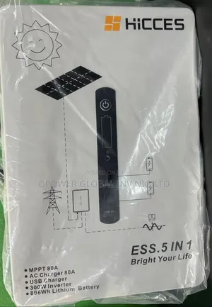 All in One Hicces 300w/1kwh Solar Generator.