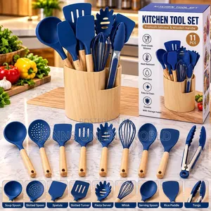 11pcs High Quality Silicone Spoon Set