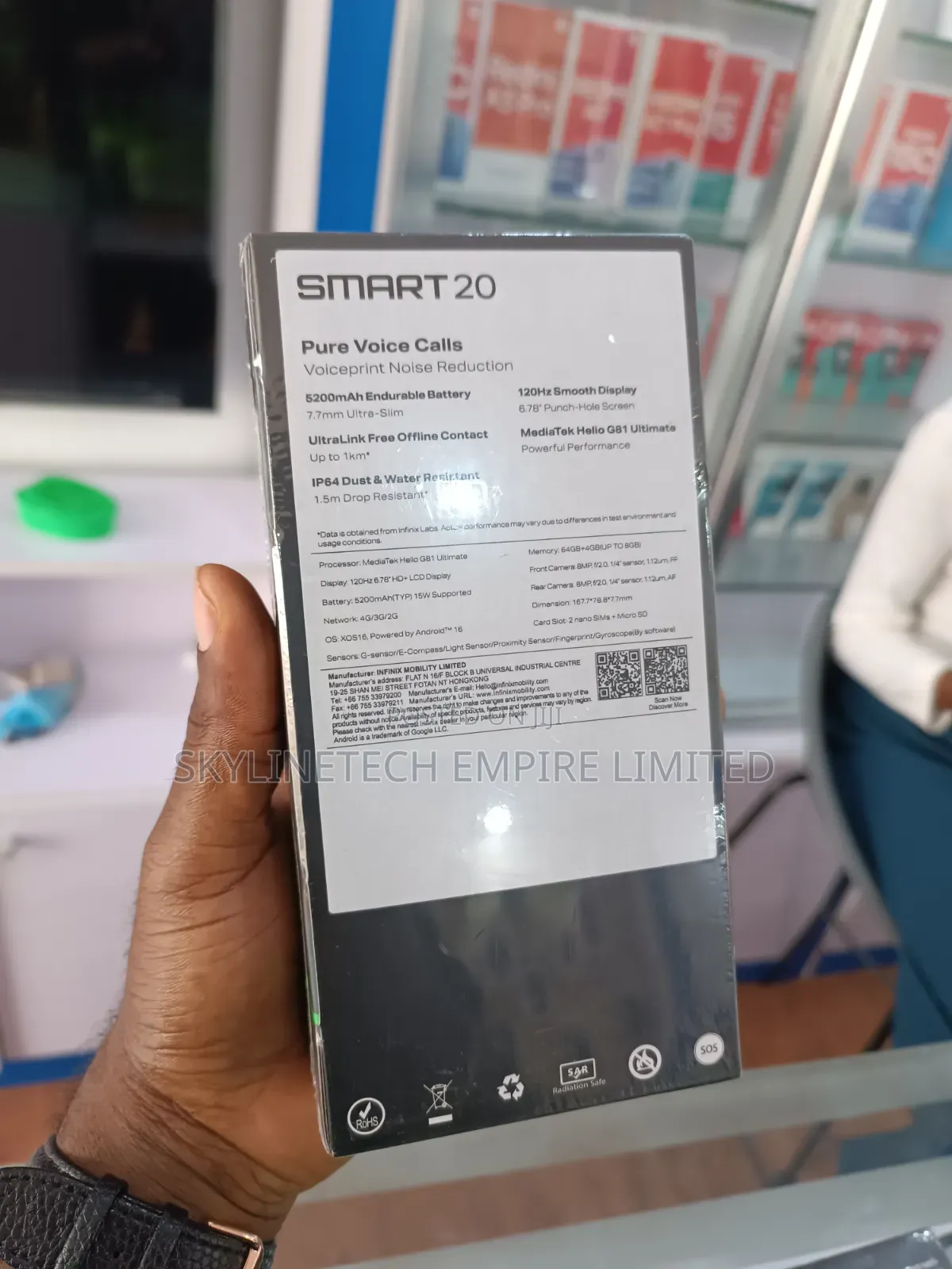 New Infinix Smart 20 64 GB Orange