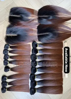 Lux Ombré Bone Straight 5x5 Closure Vietnam Hair