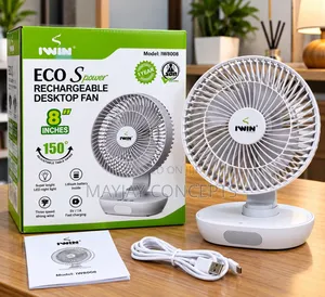 Iwin 8inchs Table Rechargeable Table Fan