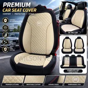 V.I.P Classic Car Seat Cover – Beige Black