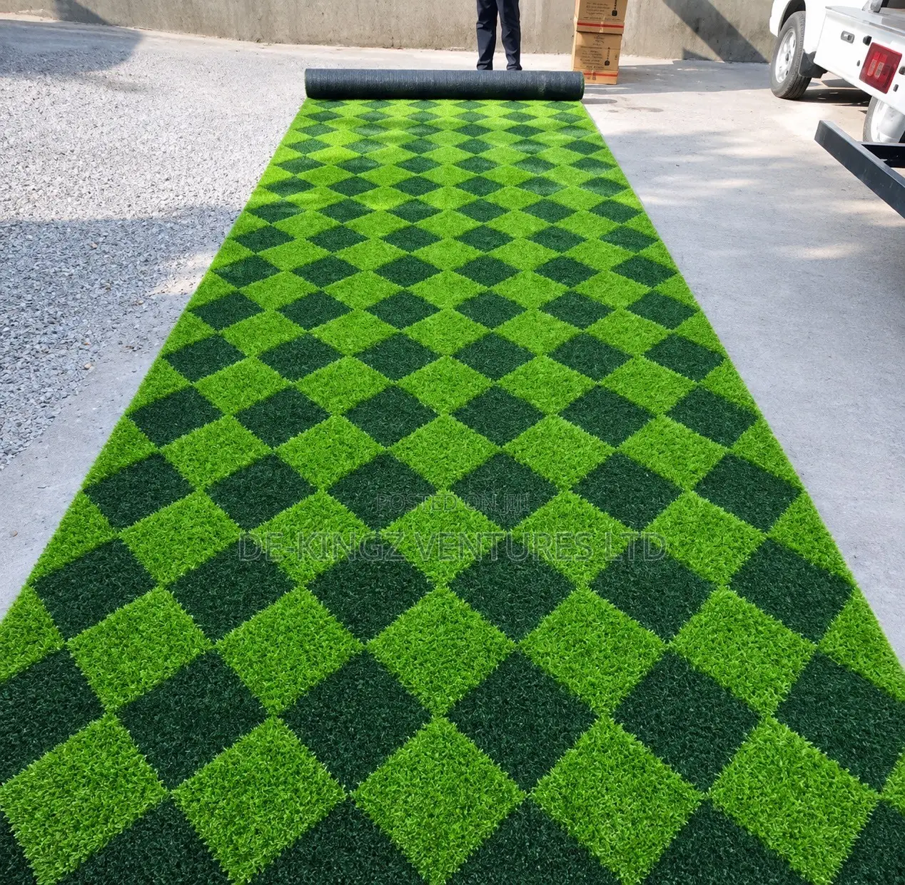 Three Dimensional 3d Complex Executive Design Carpet Grass Rug