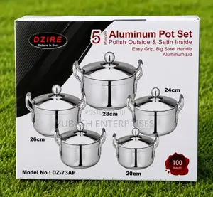 5pcs Aluminium Pot Set