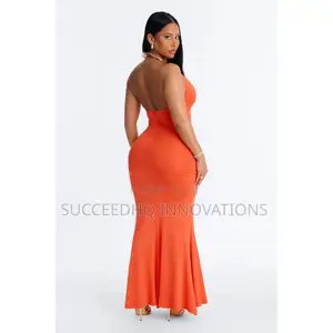 Cancun Vibing Deep v Maxi Dress