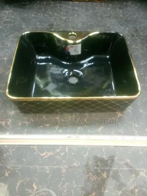 Canter Top Black Ceramic Basin