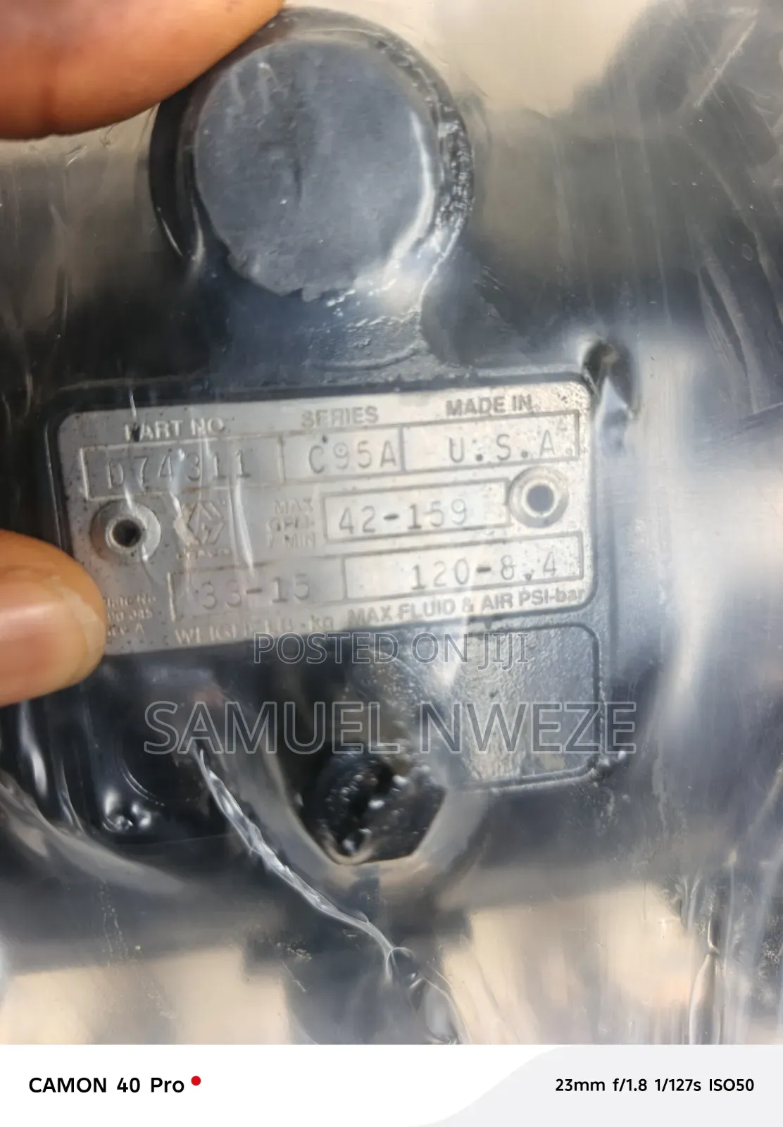 Stainless Steel Diaphragm Pump 1"
