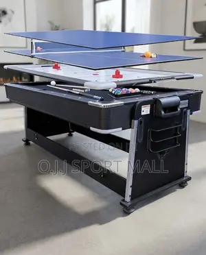 Bodyfit 3-in-1 Game Table – Snooker Table Tennis