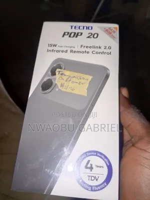New Tecno Pop 20 64 GB Gray
