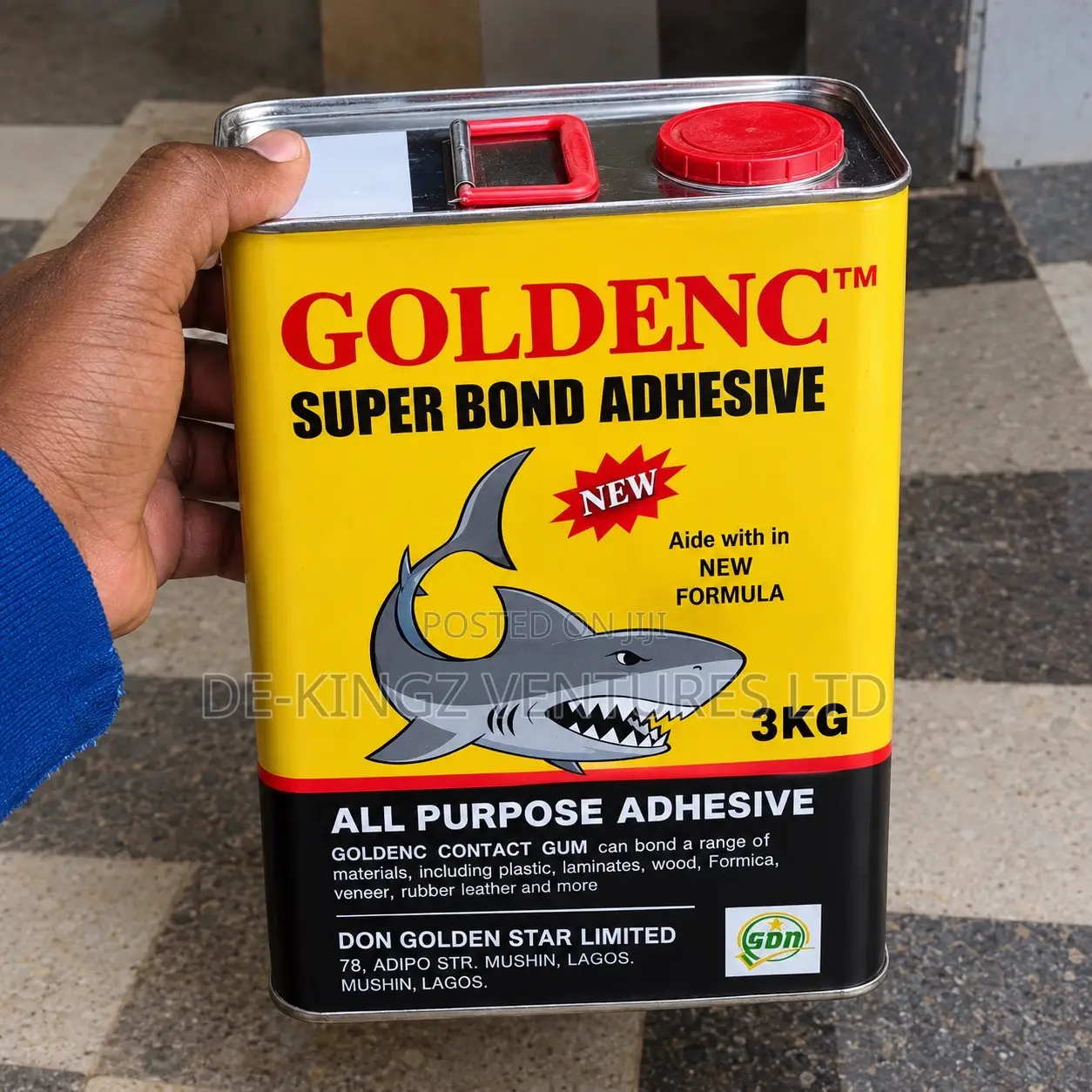 3kg Goldenc Evostik Adhesive Gums