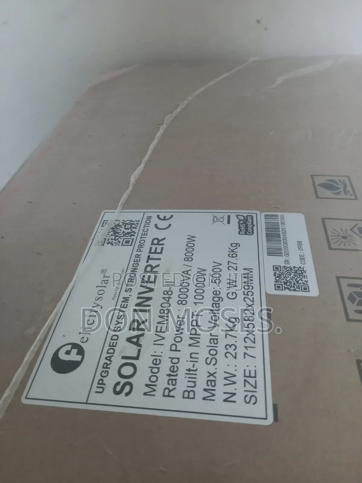8kva 48v Felicity Solar Hybrid Inverter
