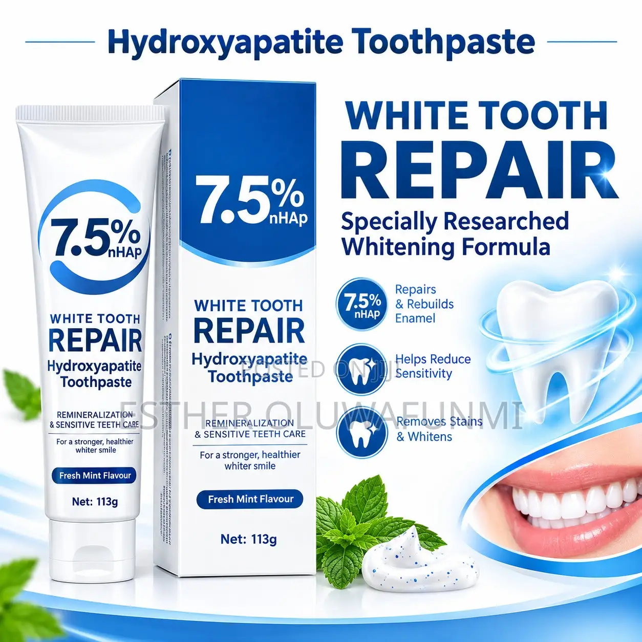 7.5% Croent Toothpaste