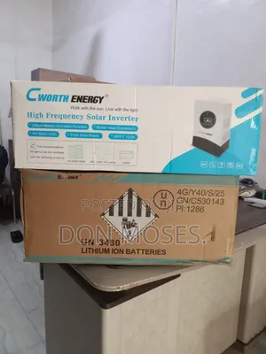 3.6kva Cworth Energy Inverter/ 2.5kwh Cworth Battery