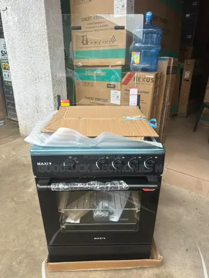 MAXI 60×60 Cm 4-Burner Standing Gas Cooker +Oven