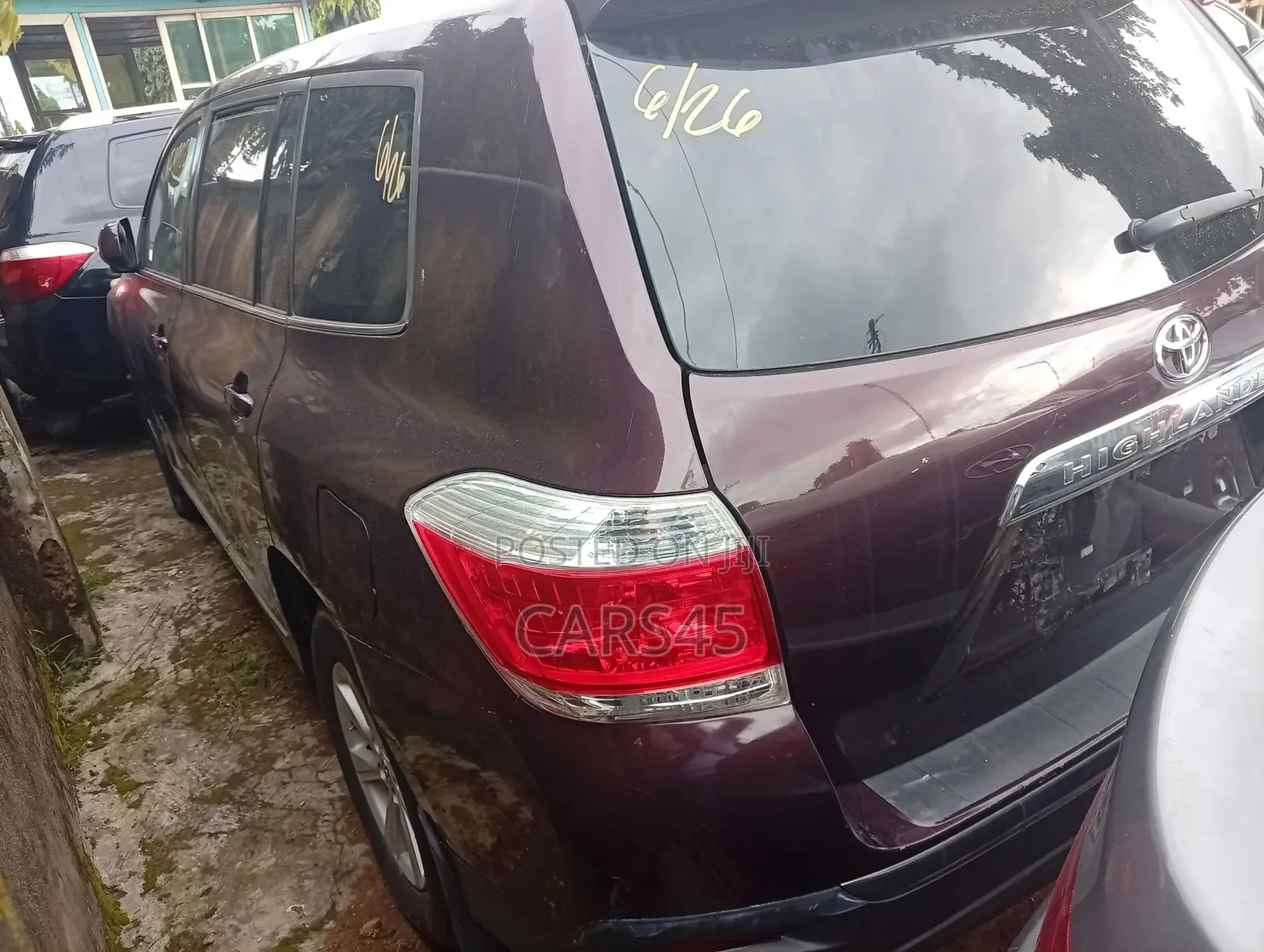 Toyota Highlander 2013 Burgandy