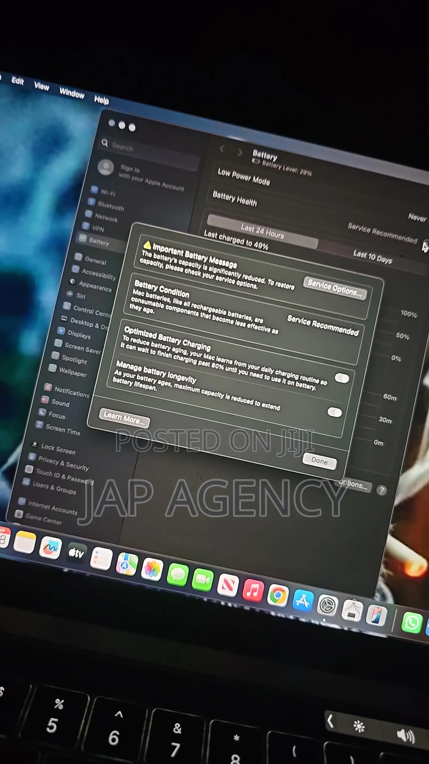 Laptop Apple MacBook Pro 2018 16GB Intel Core i5 SSD 512GB