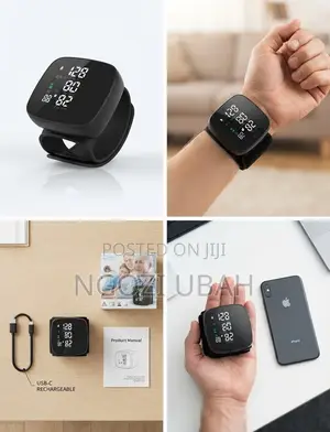 Digital Automatic Wrist Blood Pressure Monitor - USB Rechargeable