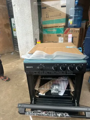 Gas Cooker With Oven 4 Burner 60cm(MAXI)