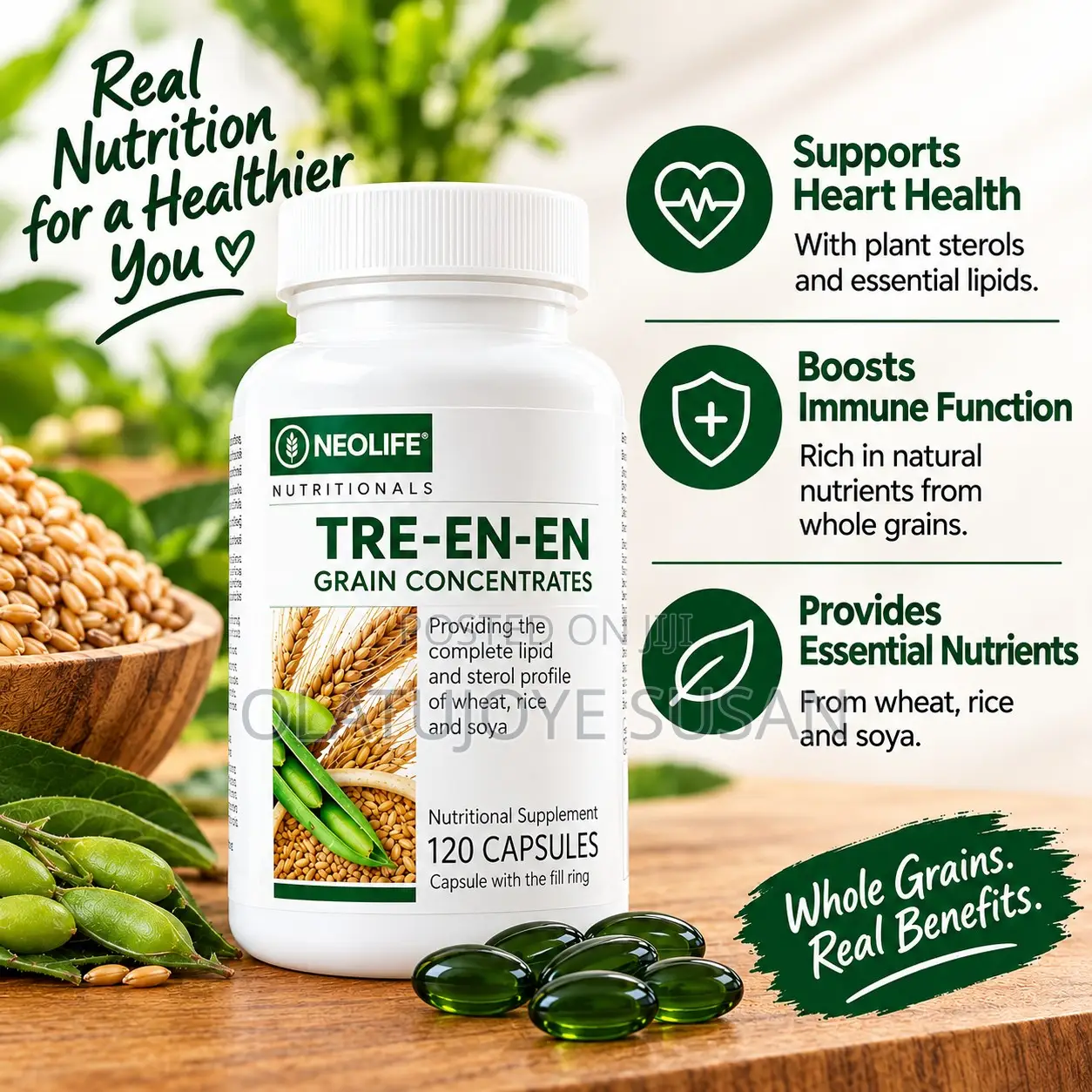 Tre-en-en Grain Concentrates- Boost Immunity 120 Capsules