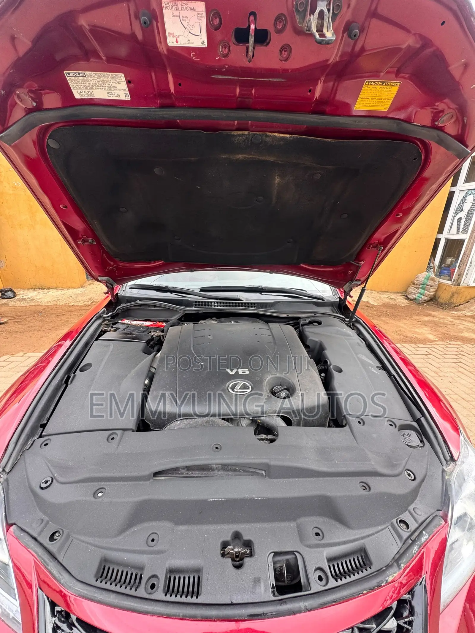 Lexus IS 250 2008 Red