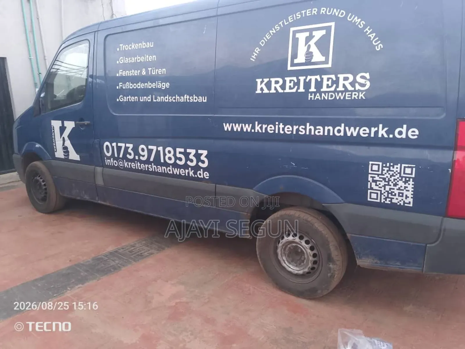 Volkswagen Crafter 2008 Blue
