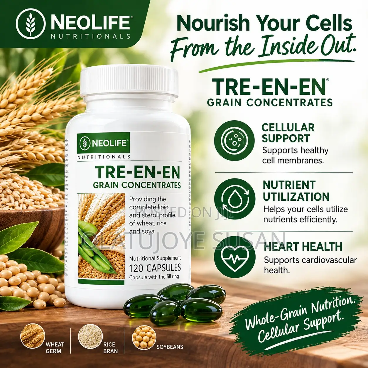 Tre-en-en Grain Concentrates- Boost Immunity 120 Capsules