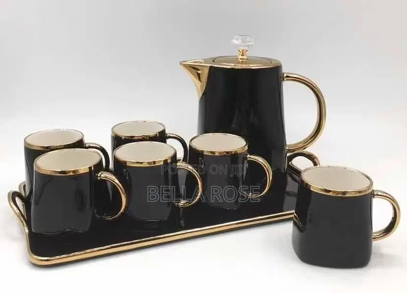 Luxury Tea Pot and Cup With Tray