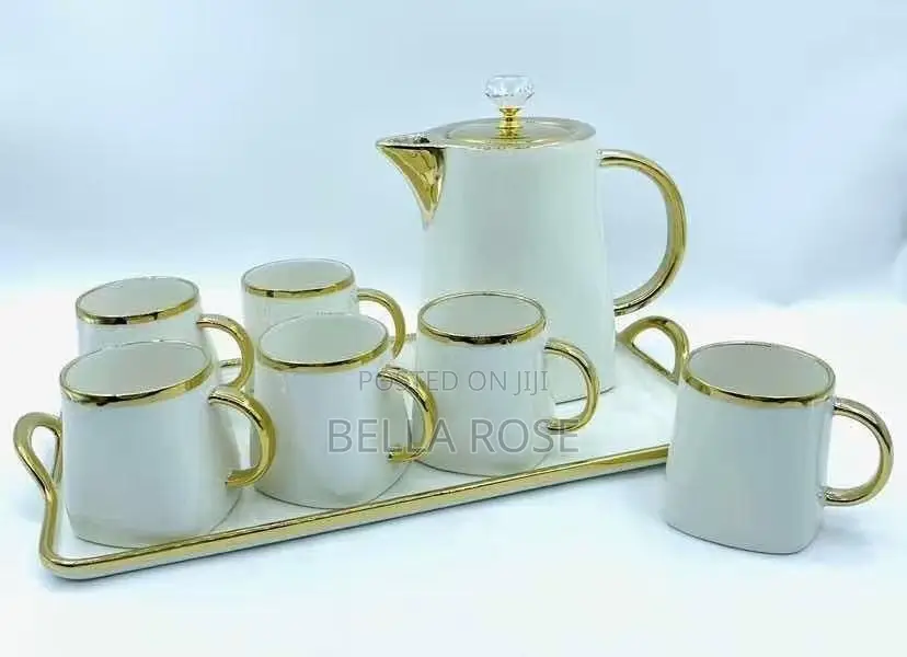 Luxury Tea Pot and Cup With Tray