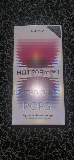 New Infinix Hot 70 Pro 5G+ 256 GB Black