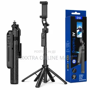 C12 Gimbal Stabilizer and AI Tracking Selfie Stick