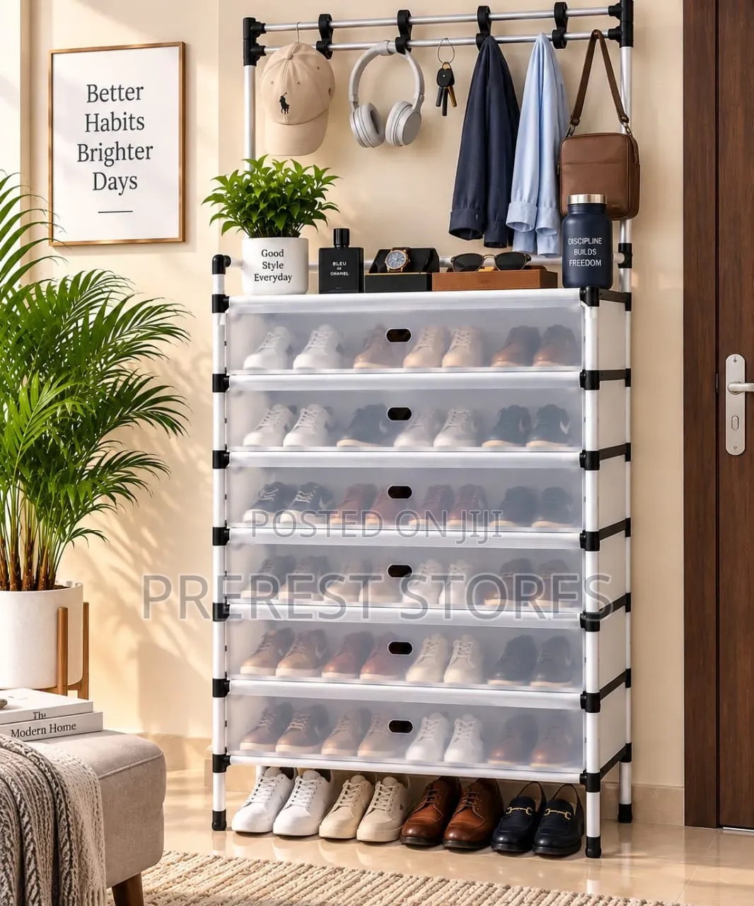 Dust-Proof Shoe/Bag/Wig/Hat Rack