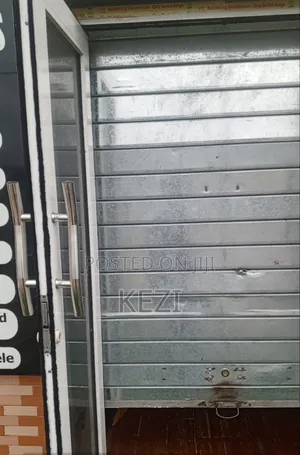 Galvanized Steel Louvered/Slatted Security Door.