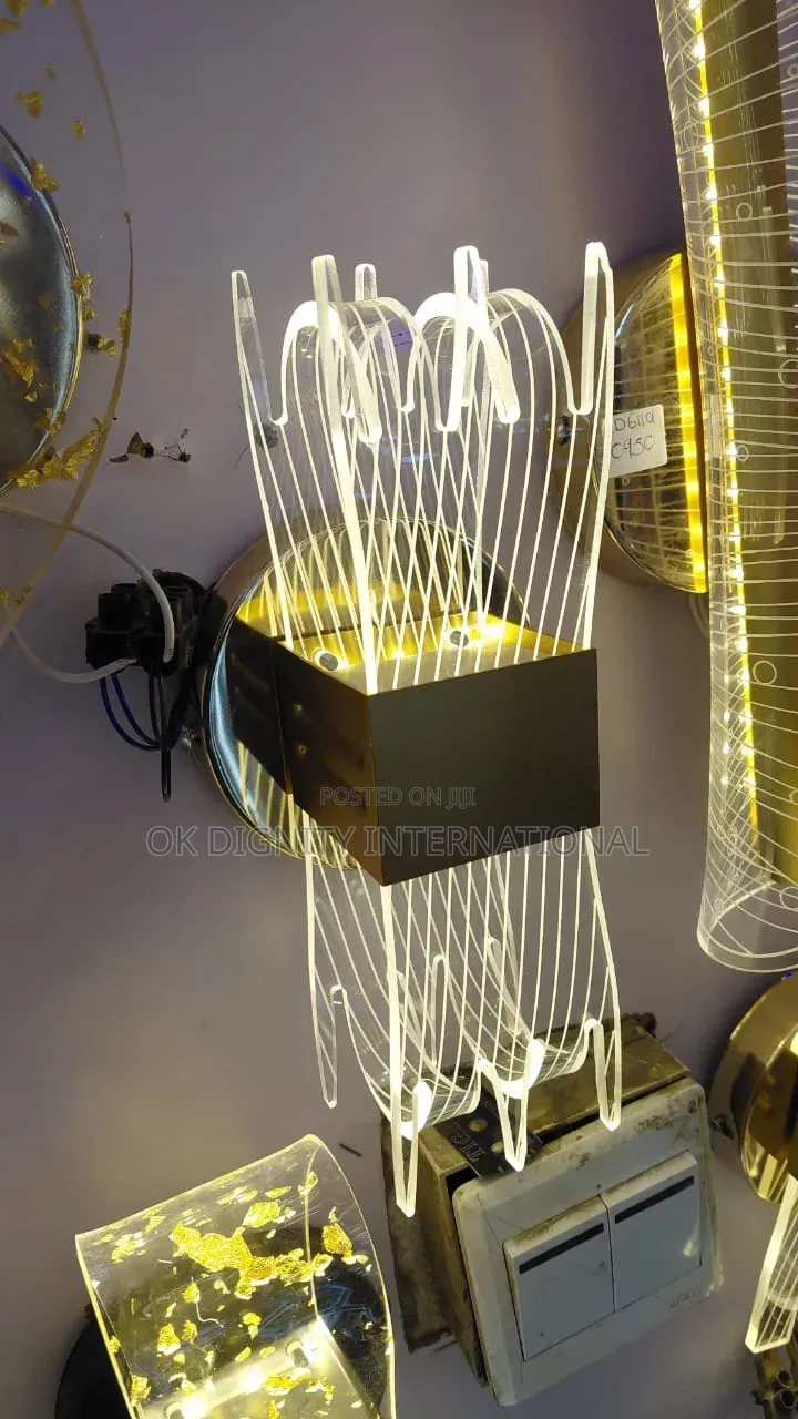 Modern Decorative Wall Lamp – Golden Globe Design