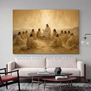 Christ Teaches Canvas