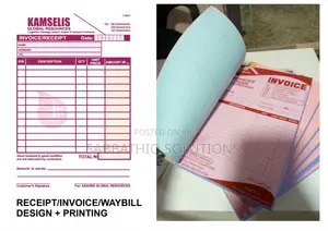 Receipt Booklets Printing | Custom Business Invoice in All Sizes