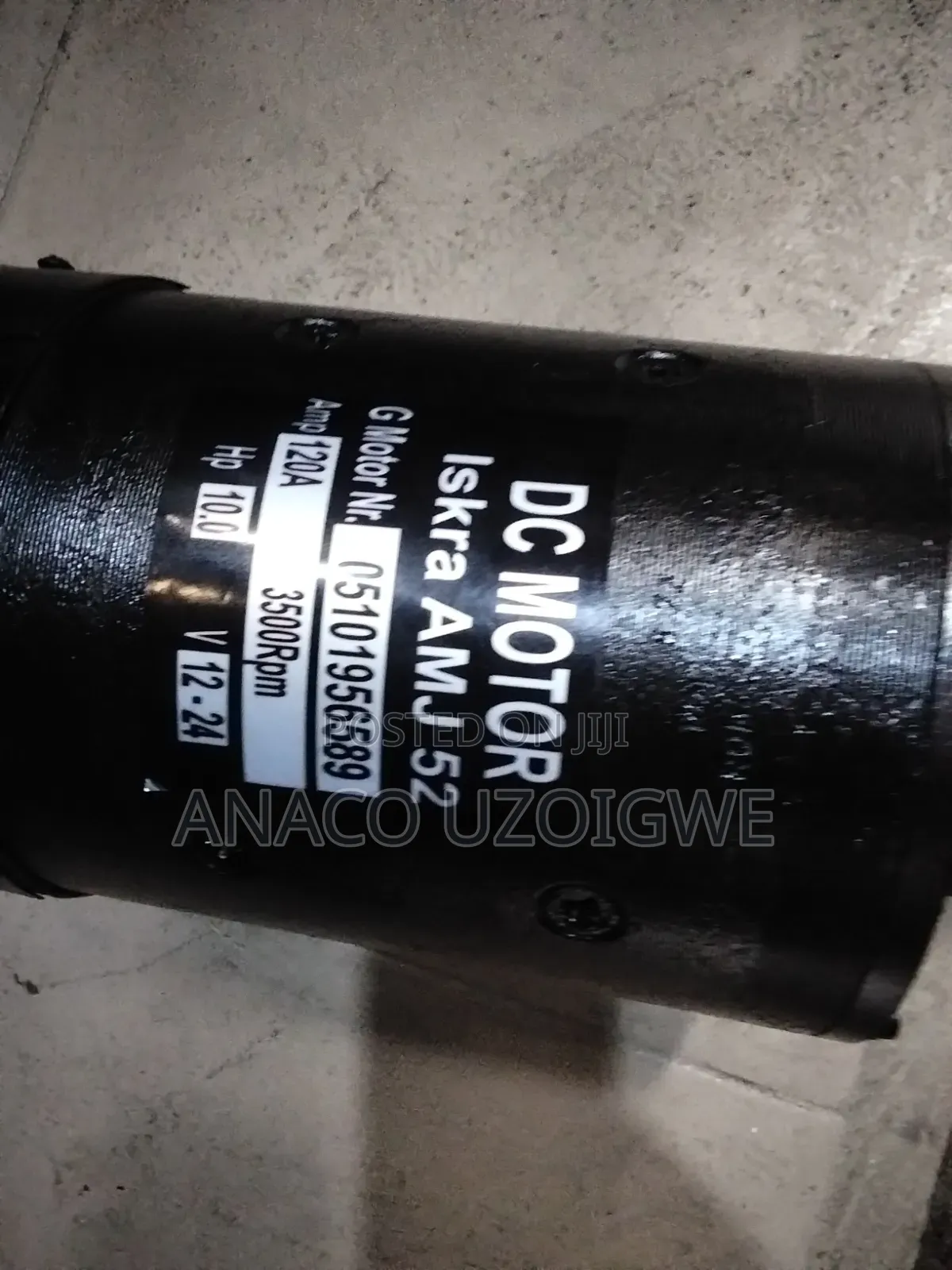 10 HP DC Motor High Speed Tested Ok