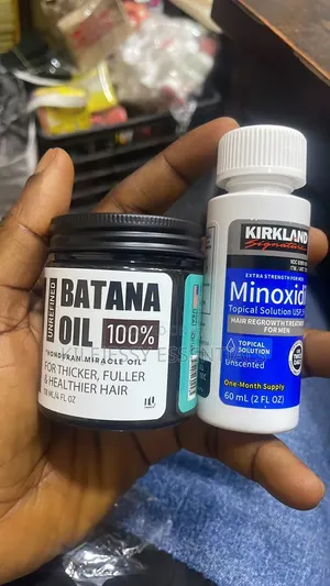Batana Oil+minoxidil+dermaroller.(hair Growth Combo)