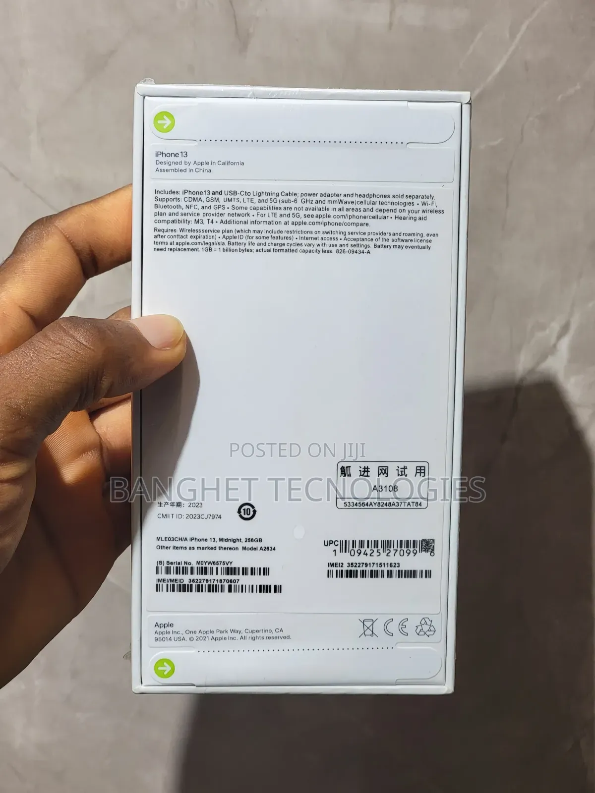 New Apple iPhone 13 256 GB Black