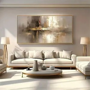 Large Abstract Plaster Canvas