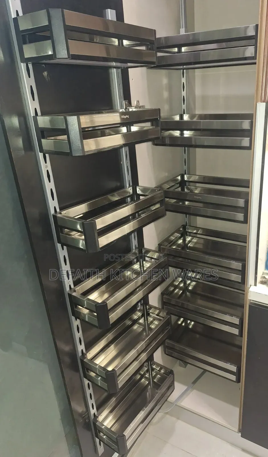 Dual Column Pull Out Pantry