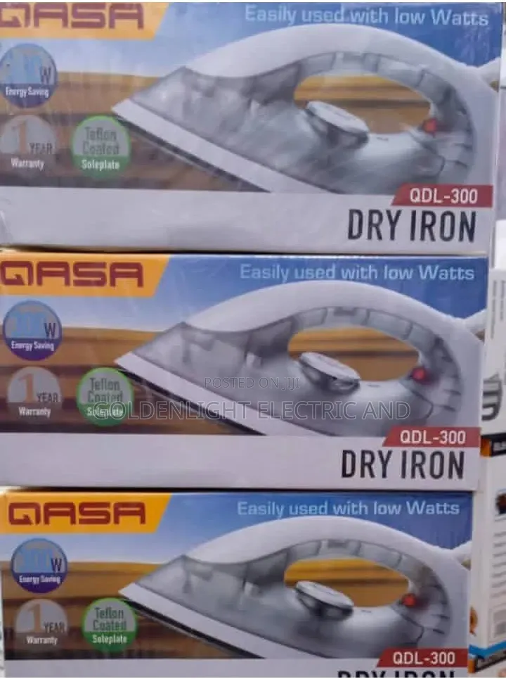 Qasa 300W Dry Iron (Model: QDL-300)