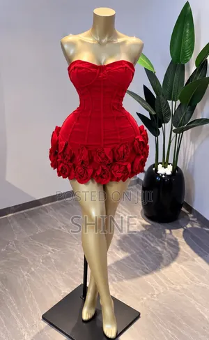 Red Dinner Luxury Shein Gown