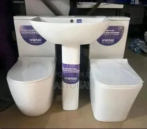 Golden Diamond One-Piece Ceramic WC Toilet With Soft Close Seat