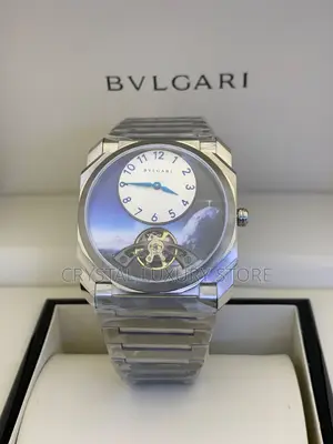 Bvlgari Quality Luxury Men Automatic Engine Wristwatch