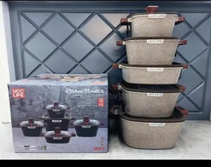 Ucc Life Granite Coating Non-Stick Cookware 10 Pieces Set
