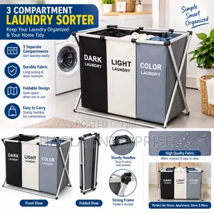 3 Ways Foldable Laundry Basket for Home Use